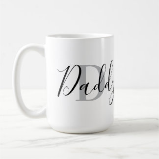 Daddy Monogram Grey Koffiemok