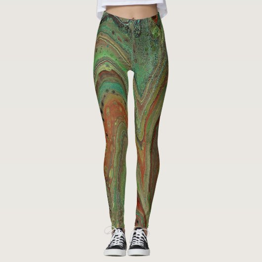 Daddy O 2 Abstracte Leggings (Voorkant)