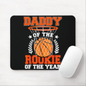 Daddy Of Rookie 1st Basketball Bday Theme Matching Muismat (Met muis)
