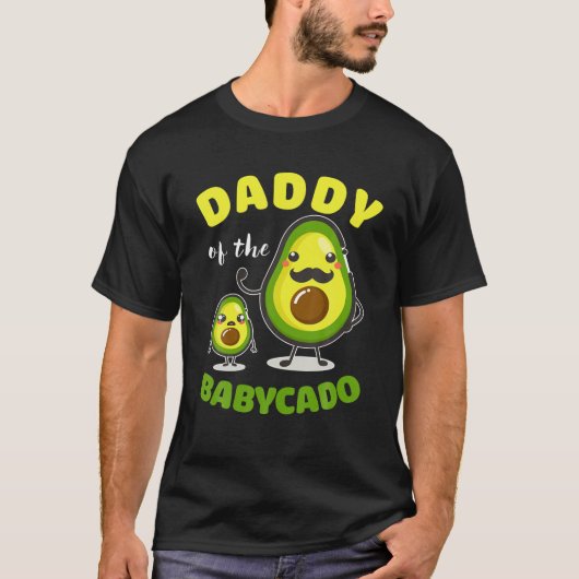 Daddy Of The Babycado Avocado Family Matching Gift T-shirt (Voorkant)