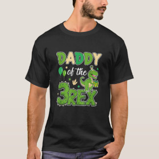 Daddy Of The Birthday Boy Dinosaur T Rex Unisex Ad T-shirt