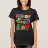 Daddy Of The Birthday Boy Melon Family Matching Fu T-shirt (Voorkant)