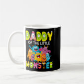 Daddy Of The Little Monster 1st Birthday Boy Party Koffiemok (Links)
