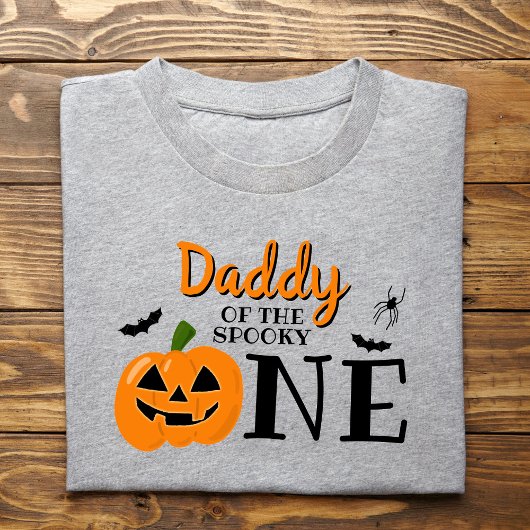 Daddy of the Spooky One Halloween 1e verjaardag T-shirt