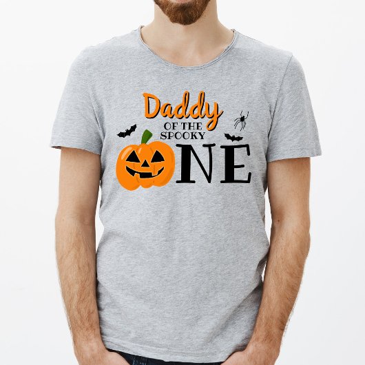 Daddy of the Spooky One Halloween 1e verjaardag T-shirt