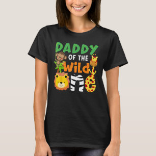 Daddy of the Wild One Zoo Thema Dag Safari Oerwoud T-shirt