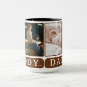 Daddy Photo Collage Mok - Custom Vaderdag Gift (Midden)