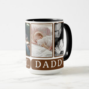 Daddy Photo Collage Mok - Custom Vaderdag Gift