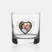 Daddy Photo Heart Shape Whisky Glas (Voorkant)