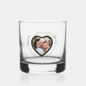 Daddy Photo Heart Shape Whisky Glas (Achterkant)