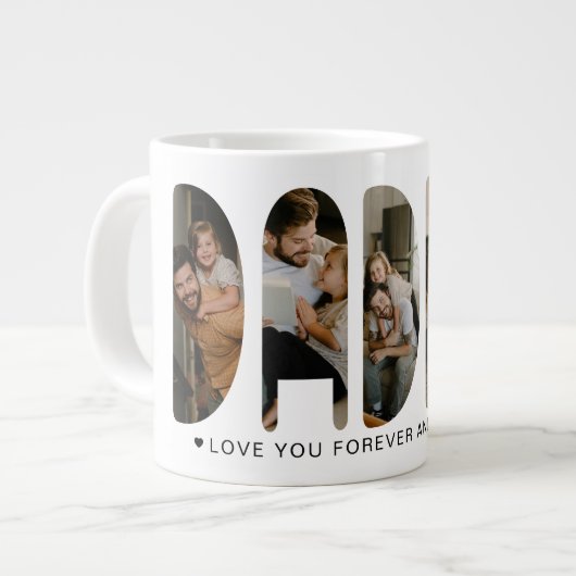 DADDY Photo Letters Grote Koffiekop (Links)