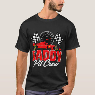 Daddy Pit Crew Race Car Birthday T-shirt