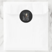 Daddy Protector Hero Fathers Day Amerikaanse vlag Ronde Sticker (Tas)