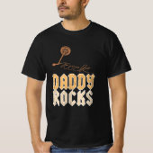 Daddy Rocks - Cadeau voor papa T-shirt (Voorkant)