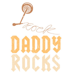 Daddy Rocks - Cadeau voor papa T-shirt