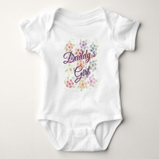 Daddy Romper voor kleine meid (Voorkant)