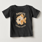 Daddy’s Cutest Catch Fishing Funny Baby (Voorkant)