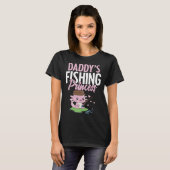 Daddy s Fishing Buddy Fisherman Little Girl Daught T-shirt (Voorkant volledig)