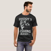 Daddy s Fishing Buddy Fishing Papa Son Boy Fathers T-shirt (Voorkant volledig)