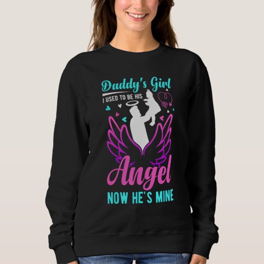 Daddy s Girl My Dad Is My Guardian Angel Apparel 1 Trui (Voorkant)
