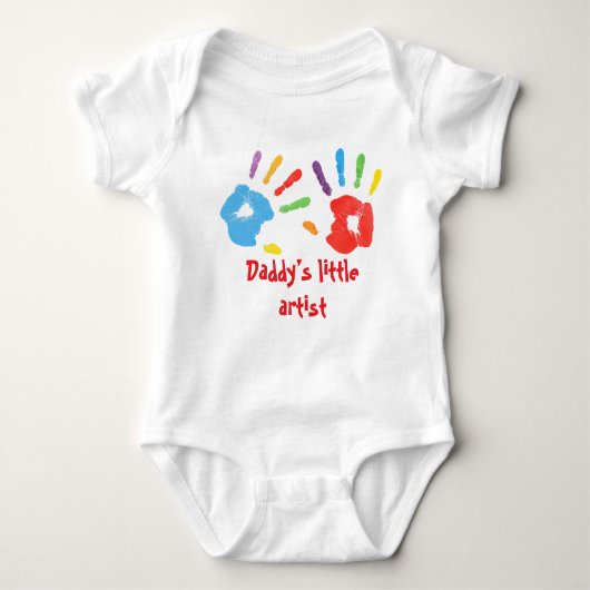 Daddy’s Little Artist Romper (Voorkant)