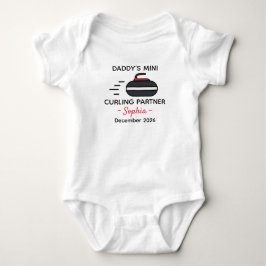 Daddy’s Mini Curling Partner - Curling Player Romper