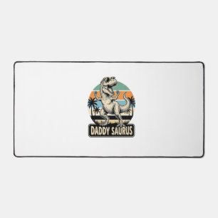 Daddy Saurus Retro Dinosaur Zonsondergang Shirt On Bureaumat