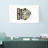Daddy Saurus Retro Dinosaur Zonsondergang Shirt On Spandoek (Beurs)