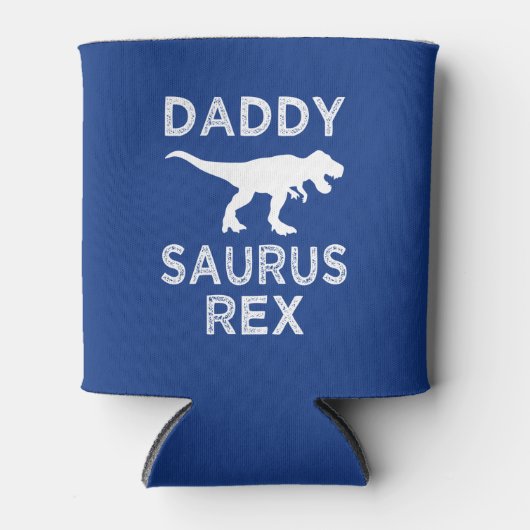 Daddy Saurus Rex grappige vader koelbox Blikjeskoeler (Voorkant)