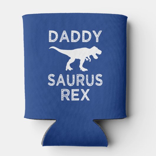 Daddy Saurus Rex grappige vader koelbox Blikjeskoeler (Achterkant)