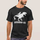Daddy Saurus  Rex  Rex Dinosaur Dad Uncle Grandpa T-shirt (Voorkant)