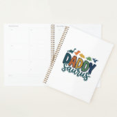 Daddy Saurus Schattige Dinosaur Papa Vectorontwerp Planner (Display)