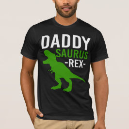 Daddy Saurus T-Rex T-shirt