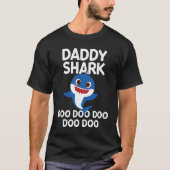 Daddy Shark Doo Doo Doo Funny Daddy T-shirt (Voorkant)