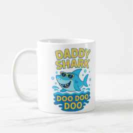Daddy Shark, Doo Doo Doo – Grappig & Schattige Vad Koffiemok
