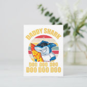 Daddy Shark Doo Doo Doo Vaders Dag 2024 Informatiekaartje (Staand voorkant)