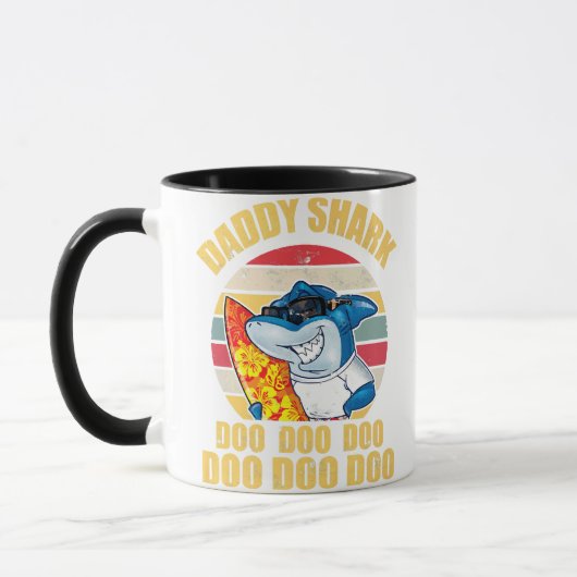 Daddy Shark Doo Doo Doo Vaders Dag 2024 Mok (Links)
