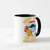 Daddy Shark Doo Doo Doo Vaders Dag 2024 Mok (Voorkant rechts)