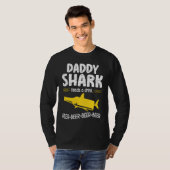 Daddy Shark Needs A Drink Beer Happy Father Day Da T-shirt (Voorkant volledig)
