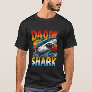 Daddy Shark Vaderdag Familie Matching Outfit voor T-shirt