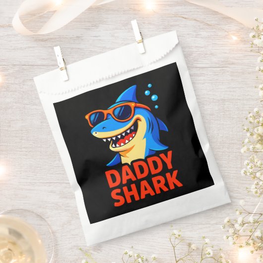Daddy Shark Vaderdag geschenken Bedankzakje (Geknipt)