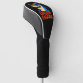 Daddy Shark Vaderdag geschenken Golfheadcover (Schuin)
