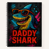 Daddy Shark Vaderdag geschenken Notitieboek