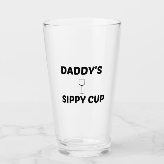 DADDY SIPPY CUP GLAS (Voorkant)