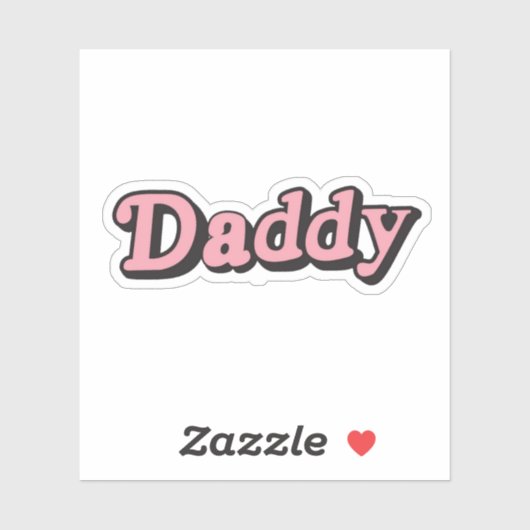 Daddy Sticker (Vel)
