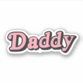 Daddy Sticker (Voorkant)