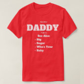 Daddy T-shirt (Design voorkant)