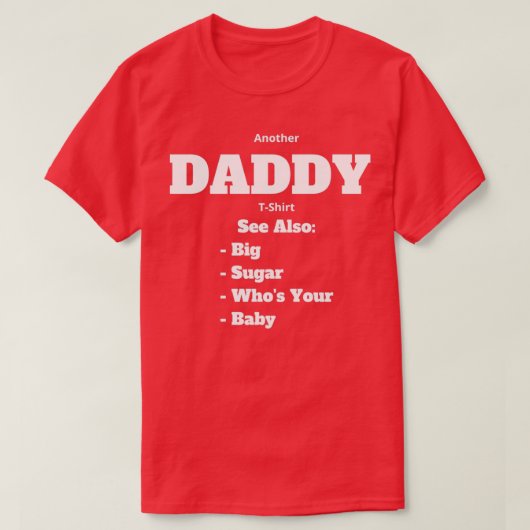 Daddy T-shirt (Design voorkant)