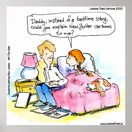 Daddy Teach Me To Read Satire Funny Poster (Voorkant)