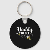 Daddy To Bee Gender Reveal Pregnancy Announcement  Sleutelhanger (Voorkant)